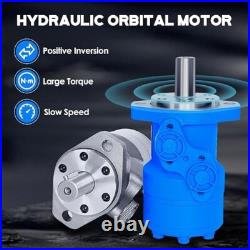 ATO Hydraulic Orbital Motor 4 Bolts Square Engine Hydraulic Motor Flat Key