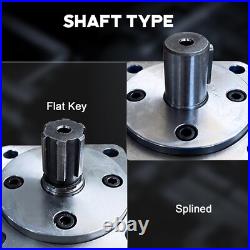 ATO Hydraulic Orbital Motor 4 Bolts Square Engine Hydraulic Motor Flat Key