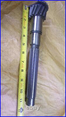 Agco 3707189m1 Massey Ferguson Pto Pinion, Shaft, Gear, 15 & 14 (spirled) Spline