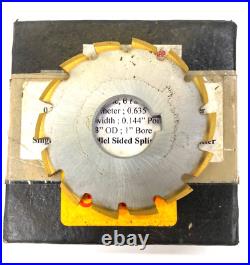 Ash Gear Paralelle Spline Milling Cutter F6-075b-imp 3 Od 1 Bore 1/4 Keyway