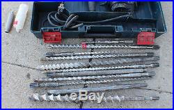 BOSCH 11265EVS 1-5/8 Spline Corded Electric Rotary Hammer 13A with Bits