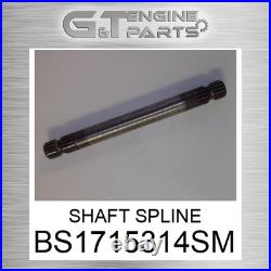 BS1715314SM SHAFT SPLINE fits CASE NEW HOLLAND (New OEM)
