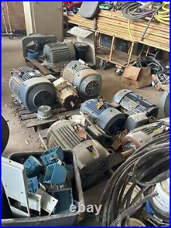 Baldor 50 HP electric motor 575 volts 1775 RPM 3 Phase 60 HZ 14R0229x52161
