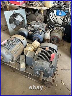 Baldor 50 HP electric motor 575 volts 1775 RPM 3 Phase 60 HZ 14R0229x52161