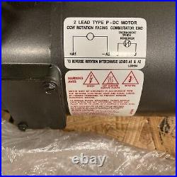 Baldor DC Motor 33-2372Z160 3/8 Splined Shaft for Kliklok Woodman Cyclone Bagger