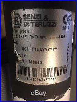 Benzi & Di Terlizzi PTO Drive Shaft, 6 Spline x 6 Spline, Top Quality