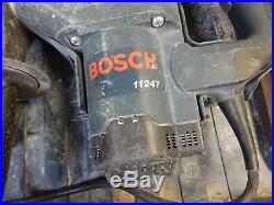 Bosch 11247 Spline Hammer Drill Boschhammer with lots of heavy duty bits LOOK