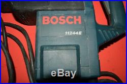 Bosch Hammer Drill 11244E, 13 spline, with SDS adapter, metal case, excellant