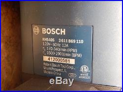 Bosch RH540S 1 9/16 Spline Combination Rotary Hammer 120V 12A 170-340 RPM