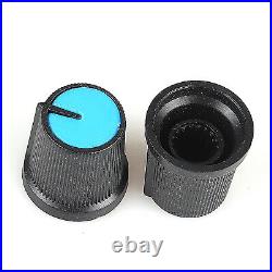Coloured 6mm Spline Shaft Potentiometer Volume Control Knob Cap Plastic