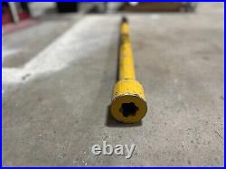 Coupler Shaft 508014001 6 Spline 1-3/8 2 Notch End Fits Vermeer