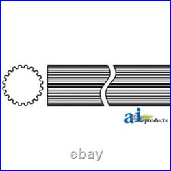 D442720 3 ft Long 20 Spline 1-11/16 Splined Shaft 35 44 55 Domestic Series