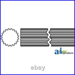 D442720 3 ft Long 20 Spline 1-11/16 Splined Shaft 35 44 55 Domestic Series