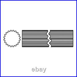 D442720 3 ft Long 20 Spline 1-11/16 Splined Shaft 35 44 55 Domestic Series