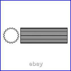 D442720 3 ft Long 20 Spline 1-11/16 Splined Shaft 35 44 55 Domestic Series