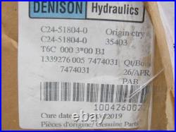 DENISON T6C-020-3R01-B1 VANE PUMP 63.8 (ml/rev) Splined 13 teeth NEW BOXED