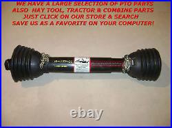 DISC MOWER PTO DRIVELINE for MORTL T4 T5 T6 SIZE 5 Metric 1 3/8 6 Spline