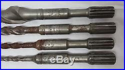 DeWalt D25551 1-9/16 Spline Drive Rotary Hammer Drill w Case Handle Bits