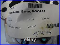Eaton Series 26, Model 26006-LZA, Hydraulic Gear Pump, 3/4 11T Spline, 1.02 Dis