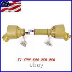 FOR 1-3/8 x 6 Spline 19.7-23.6 Both Ends Fits Tractors PTO Shaft Driveshaft