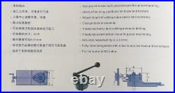 Fine Ground Spline E Multifix Lathe Tool Post and Locking Lever Without Holders