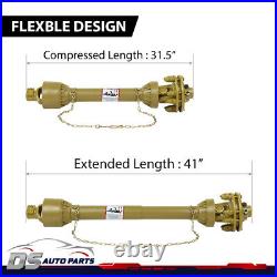 Fit For PTO Shaft PTO Drive Shaft 1-3/8 6 Spline withSlip Clutch T4 31.5-41 New
