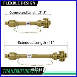 Fit For PTO Shaft PTO Drive Shaft 1-3/8x6 Spline withSlip Clutch T4 31.5-41