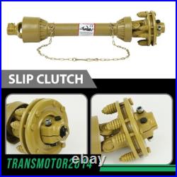Fit For PTO Shaft PTO Drive Shaft 1-3/8x6 Spline withSlip Clutch T4 31.5-41