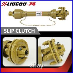 Fit For PTO Shaft PTO Drive Shaft 1-3/8x6 Spline withSlip Clutch T4 31.5-41 New