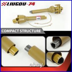 Fit For PTO Shaft PTO Drive Shaft 1-3/8x6 Spline withSlip Clutch T4 31.5-41 New