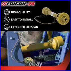 Fit For PTO Shaft PTO Drive Shaft 1-3/8x6 Spline withSlip Clutch T4 31.5-41 New