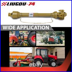 Fit For PTO Shaft PTO Drive Shaft 1-3/8x6 Spline withSlip Clutch T4 31.5-41 New