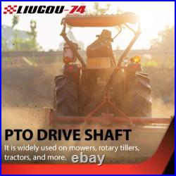 Fit For PTO Shaft PTO Drive Shaft 1-3/8x6 Spline withSlip Clutch T4 31.5-41 New