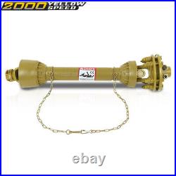 For PTO Shaft PTO Drive Shaft 1-3/8x6 Spline withSlip Clutch T4 31.5-41 Yellow