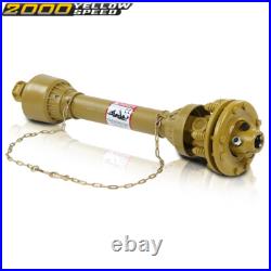 For PTO Shaft PTO Drive Shaft 1-3/8x6 Spline withSlip Clutch T4 31.5-41 Yellow