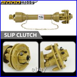 For PTO Shaft PTO Drive Shaft 1-3/8x6 Spline withSlip Clutch T4 31.5-41 Yellow