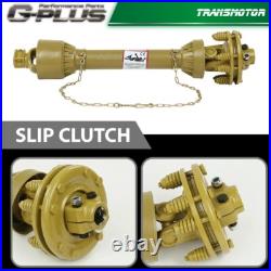 For PTO Shaft PTO Drive Shaft 1-3/8x6 Spline withSlip Clutch T4 31.5-41 Yellow