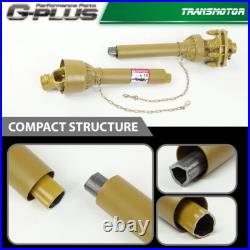 For PTO Shaft PTO Drive Shaft 1-3/8x6 Spline withSlip Clutch T4 31.5-41 Yellow