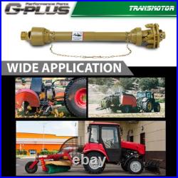 For PTO Shaft PTO Drive Shaft 1-3/8x6 Spline withSlip Clutch T4 31.5-41 Yellow