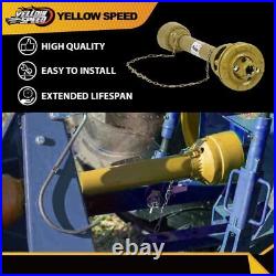 For PTO Shaft PTO Drive Shaft 1-3/8x6 Spline withSlip Clutch Yellow T4 31.5-41