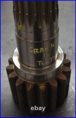 Franklin Gear Box Shaft 16 Output Gear with 18T Spline (PN 1044526)