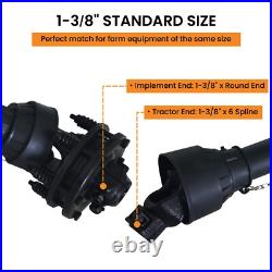 GRANDEMAC PTO Shaft PTO Drive Shaft 1-3/8 6 Spline EndwithSlip Clutch T4 43-59