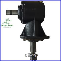 Gear Box 40 HP for Rotary Cutters, Smooth Input & 6 Spline output 1-3/8