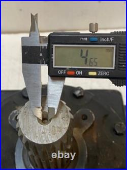 Gearbox 60mm 4-7/8 Shaft 14 Spline, 44mm 4-1/8 Shaft 20 Spline, 6 Bolts
