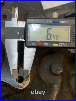 Gearbox 60mm 4-7/8 Shaft 14 Spline, 44mm 4-1/8 Shaft 20 Spline, 6 Bolts