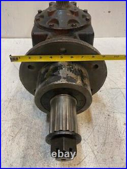Gearbox 60mm 4-7/8 Shaft 14 Spline, 44mm 4-1/8 Shaft 20 Spline, 6 Bolts