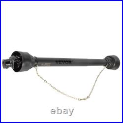 Heavy-Duty PTO Shaft, 1-3/8 PTO Drive Shaft, 6 Spline & Round Implement Ends, S