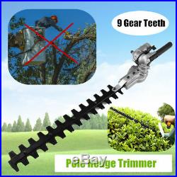 Hedge Trimmer Attachment For Petrol Power Head Brush Cutter Lawn Mower 9 Spline
