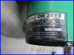 Hitachi 1-1/2 in Rotary Hammer, Spline Shank DH38YE with / case and 6 bits