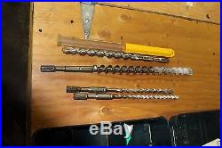 Hitachi DH38YE2 1-1/2 Inch Spline Shank Rotary Hammer EXTRA BITS